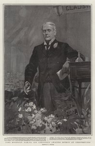 Lord Rosebery elmondja várva várt beszédét Chesterfieldben